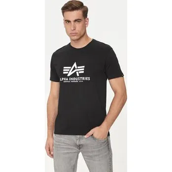 Pánské tričko Alpha Industries Souprava triček Basic 106524 Bílá Regular Fit M