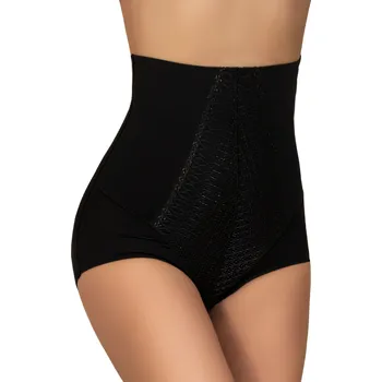 Kalhotky Vysoké stahovací kalhotky zeštíhlující břicho a boky černé XL VYHLAZUJÍCÍ