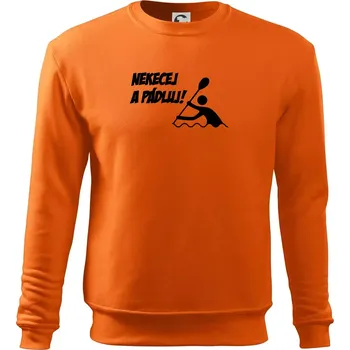 Pánská mikina Nekecej a pádluj - Mikina Essential pánská - M ( Oranžová )