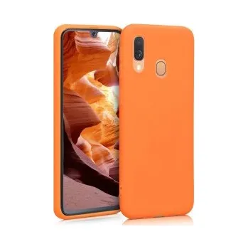 Pouzdro na mobilní telefon Pouzdro pro Samsung Galaxy A40 - oranžová
