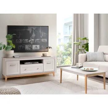 Obývací stěna Obývací pokoj Stebin II, Barva: kašmír MIRJAN 5903211460142