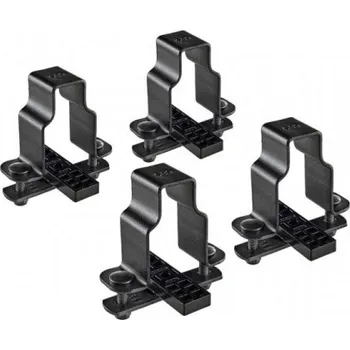 Sada 4 fixačních adaptérů pro modulární koše Evo Rack / Safari - na tyče 35x35, Cruz, 17953