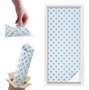 Okenní dekorace Fólie mléčná hotová 116 x 50 cm