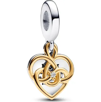 Oblečení a móda PANDORA přívěsek ke gravírování s diamantem vytvořeným v laboratoři a slovem MUM