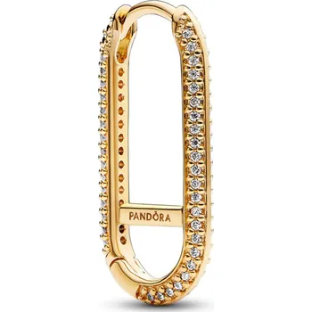 Oblečení a móda PANDORA Jednotlivá náušnice Pandora ME s rozšířeným Pavé článkem