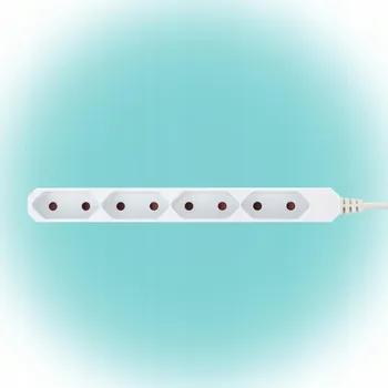 Napájecí kabel Home NV 4E-5/WH EURO prodlužovací přívod, 5 m