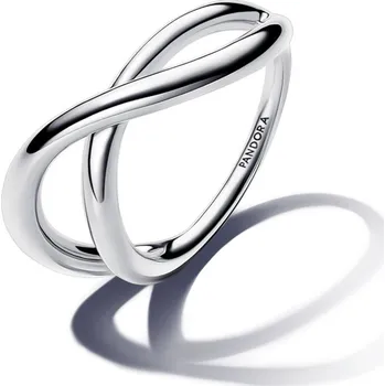 Prsten PANDORA stříbrný prsten Nekonečno s organickým tvarem 48