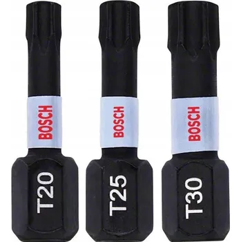 Bit SADA RÁZOVÝCH BITŮ PRO ŠROUBOVÁK T20 T25 T30 25MM 15 KS