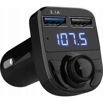 Příslušenství pro autorádio BLUETOOTH FM TRANSMITTER MP3 SD NABÍJEČKA 2xUSB