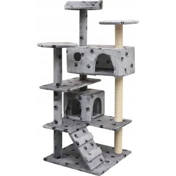 Vysoké škrabadlo, pelíšek, škrabací sloupek, věž VidaXL 101 - 160 cm