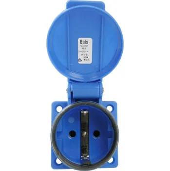 Elektrická zásuvka Modrá nástěnná Elektrická Zásuvka Bals