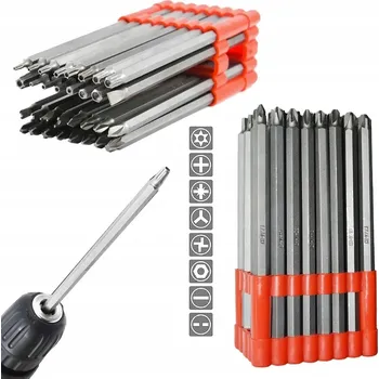 Bit Sada bitů 32 ks. Dlouhé bity 150 mm v kazetě