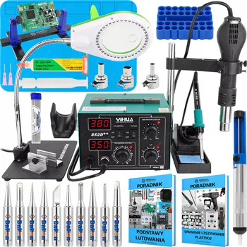 Páječka SADA HORKOVZDUŠNÁ PÁJECÍ STANICE 2v1 YIHUA 852D++ SVAŘOVNA PLASTŮ XXLv2