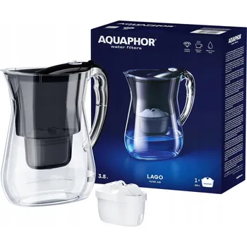 Filtrační konvice Filtrační konvice AQUAPHOR Lago Black + patrona Maxfor+