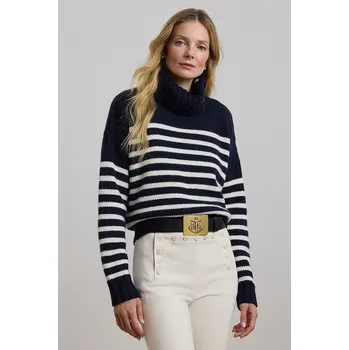 Pánský svetr Vlněný svetr Lauren Ralph Lauren 200957456 námořnická modř 59X, vel. L