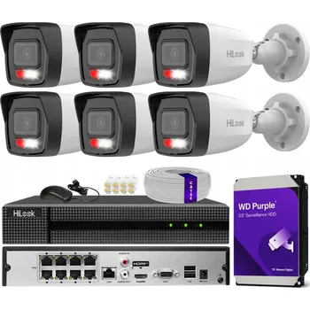 IP kamera Monitorovací sada HiLook IP sada pro domácí monitoring 6x kamera IPC-B180HA-LU