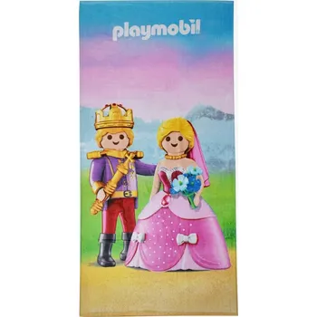 Playmobil Koupelnová osuška s motivem Kouzelné svatby, plážová osuška 70x140cm