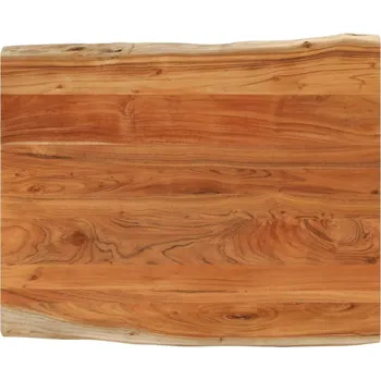 Konferenční stolek vidaXL Stolní deska živá hrana 110x80x2,5 cm masivní hrubý mangovník [370773] Barva: Akáciové dřevo (přírodní)