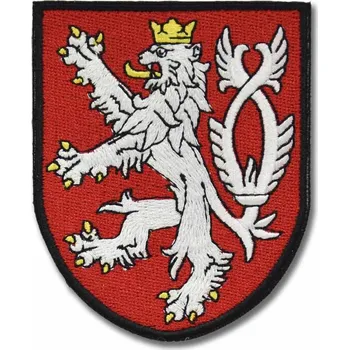 Nášivka Nášivka Český znak 8 cm x 6,5 cm