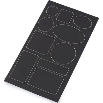 Látková záplata Samolepicí záplaty voděodolné tvary