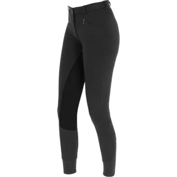 Jezdecké oblečení Dámské jezdecké rajtky COVALLIERO Eco s celokoženým sedem černé (46)