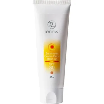 Přípravek na opalování renew Sunscreen Cream SPF-30 Demi Make up - Antioxidační opalovací podkladový krém spf-30 80 ml