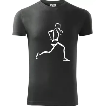 Pánské oblečení Běžec - Viper FIT - Pánské zůžené tričko - 3XL ( Tmavá břidlice (šedá se zeleným nádechem) )