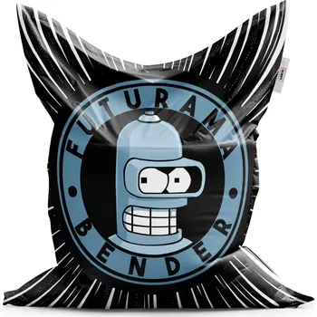 Sedací pytel Sablio Sedací vak Futurama Bender Vesmír - 150x100 cm