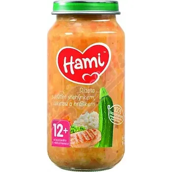 Kojenecká výživa Hami Rizoto s krůt.masem cuket.a hráš.250g 12m+