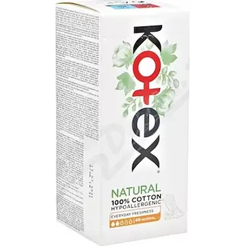 Menstruační vložka KOTEX Natural slipové vložky Normal 40ks