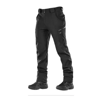 Pánské kalhoty Kalhoty M-Tac Soft Shell Winter - černé, S
