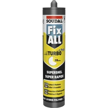 Tmel Tmel lepicí Soudal FIX ALL TURBO 290 ml černý