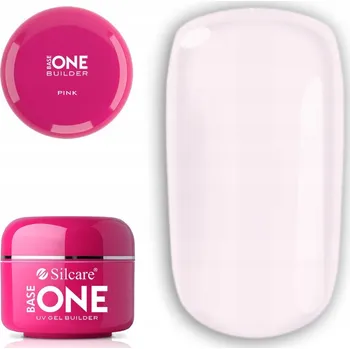 Lak na nehty Silcare Base One Stavební Gel Pink UV 50g