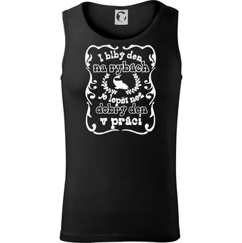 I blbý den na rybách - Tílko pánské Core - 2XL ( Černá )