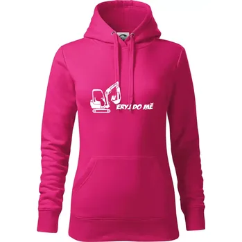 Dámská mikina Neryj do mě - Mikina dámská Cape s kapucí - 2XL ( Purpurová )