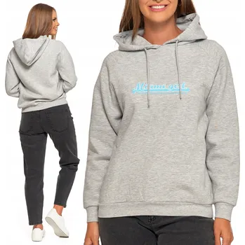 Dámská mikina Dámská Ciepła mikina s kapucí mikina s kapucí a nápisem MORAJ XL