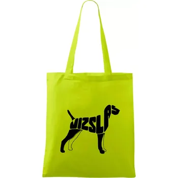 Maďarský ohař - Taška bavlněná - 42 x 38 cm ( Limetková )