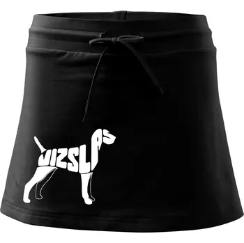 Dámská sukně Maďarský ohař - Sportovní sukně - two in one - XL ( Černá )