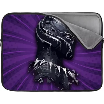 pouzdro na notebook Sablio Obal na notebook BLACK PANTHER z profilu Fialový - 13"