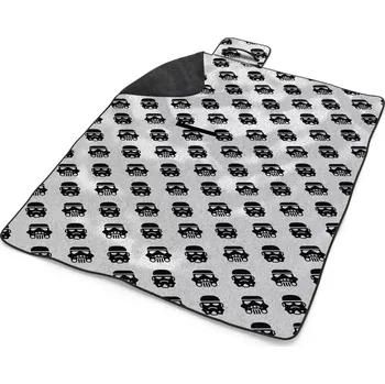 deka Sablio Plážová deka Star Wars Stormtrooper Pattern šikmý: 200x140 cm