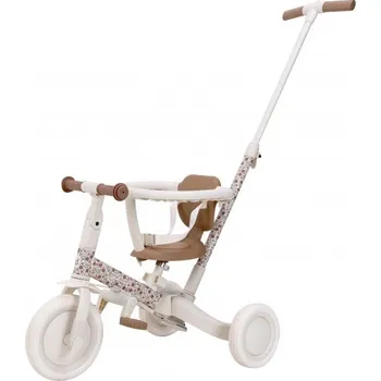 Hračka LITTLE DUTCH Tříkolka 4v1 Off White