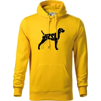 Pánská mikina Maďarský ohař - Mikina pánská Cape s kapucí - 5XL ( Žlutá )