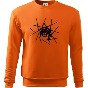 Pánská mikina Cyclo výplet - Mikina Essential pánská - S ( Oranžová )