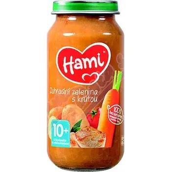 Kojenecká výživa Hami Zahradní zelenina s krůtou 250g 10m+
