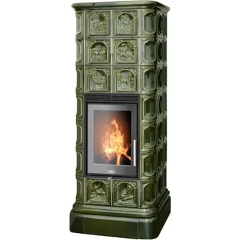 Krbová kamna ABX Kaledonie Exklusive XL zelená FOREST