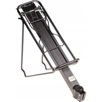 nosiče na kolo Hliníkový nosič na kolo pod brašny, montáž na sedlovku - ČERNÝ