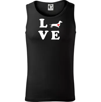 Jezevčík - Love - Tílko pánské Core - 2XL ( Černá )