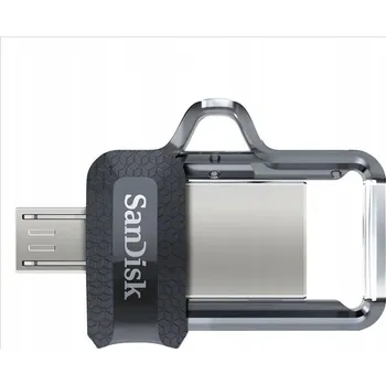 USB flash disk Pendrive SanDisk SDDD3-032G-G46 32 GB Micro-USB, USB 3.0 stříbrný