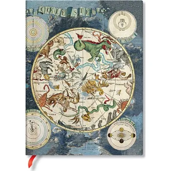 Blok Notes Flexis Celestial Planisphere Ultra w linie 176 str., Paperblanks