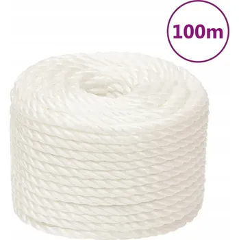 Lany Lano polypropylenové stáčené UV 12mm 100m bílé